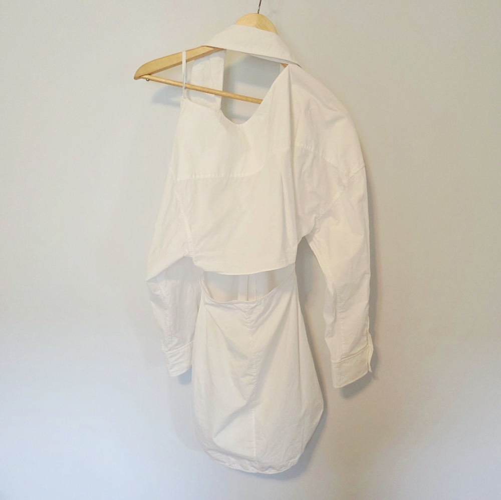 T by Alexander Wang White Shirt Dress - Picture 8 of 11